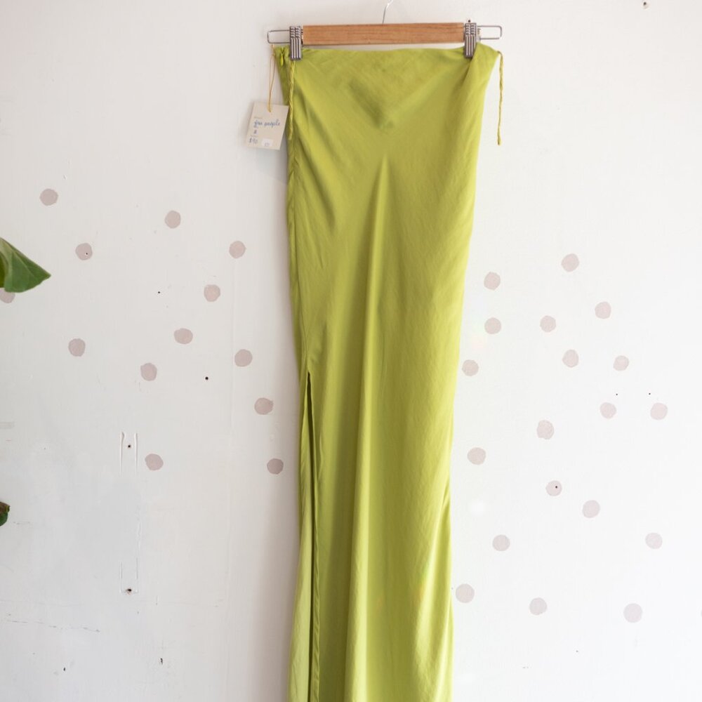 Free People | Lime Slip Dress